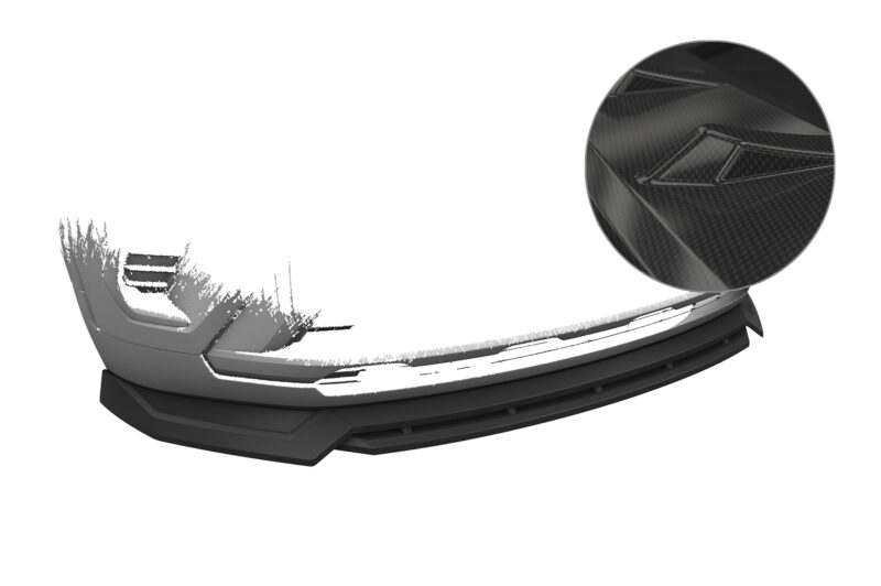 Lip delantero CSR Automotive para Opel Crossland CSL683 Carbon Look 1