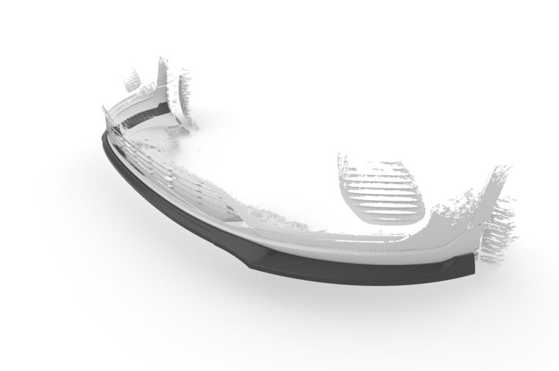 Lip delantero CSR Automotive para Mercedes-Benz EQA (H243) CSL686 Negro Mate 4
