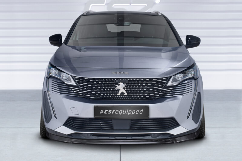 Lip delantero CSR Automotive para Peugeot 3008 (2.a generación) CSL688 Negro Mate 6