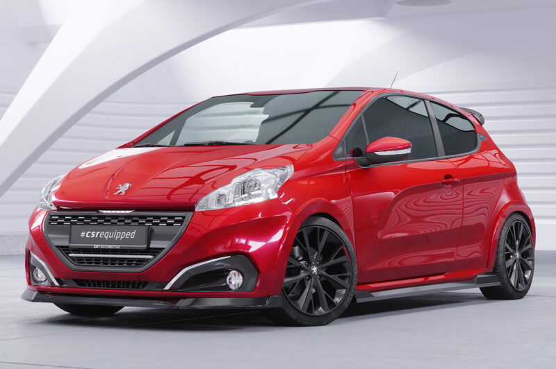 Lip delantero CSR Automotive para Peugeot 208 GTi CSL694 Negro Mate 4