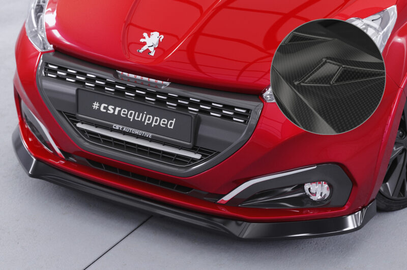 Lip delantero CSR Automotive para Peugeot 208 GTi CSL694 Carbon Look 1
