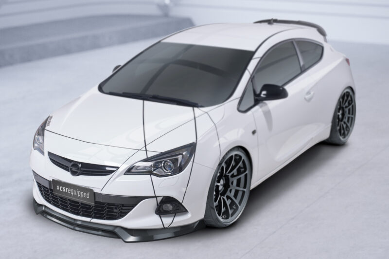 Lip delantero CSR Automotive para Opel Astra J GTC CSL695 Negro Mate 2