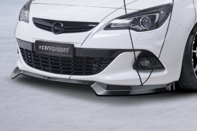 Lip delantero CSR Automotive para Opel Astra J GTC CSL695 Negro Mate 3