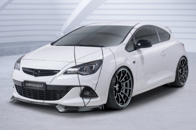 Lip delantero CSR Automotive para Opel Astra J GTC CSL695 Negro Mate 4