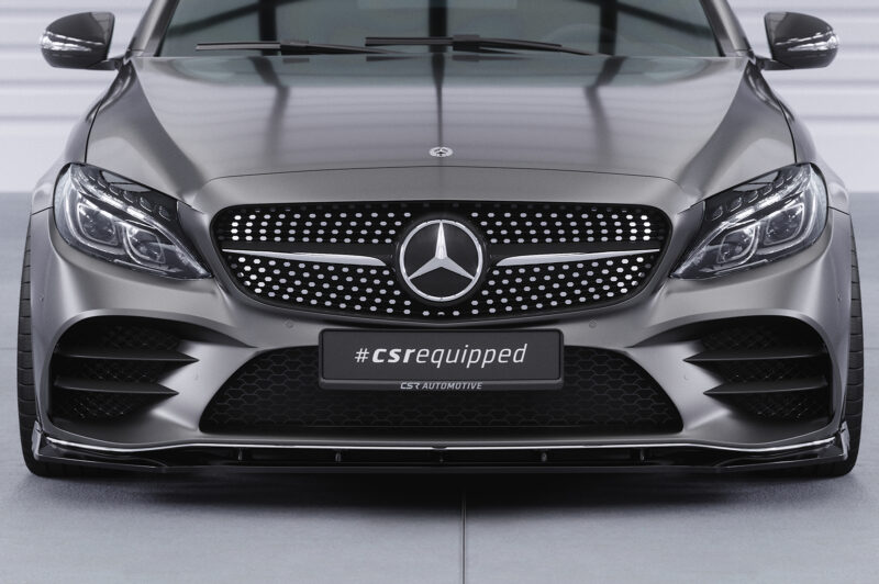 Lip delantero CSR Automotive para Mercedes-Benz Clase C W205 AMGine CSL696 Negro Mate 5