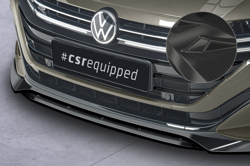 Lip delantero CSR Automotive para VW Arteon Rine CSL697 Carbon Look 1