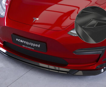 Lip delantero CSR Automotive para Tesla Model 3 CSL701 Carbon Look 1