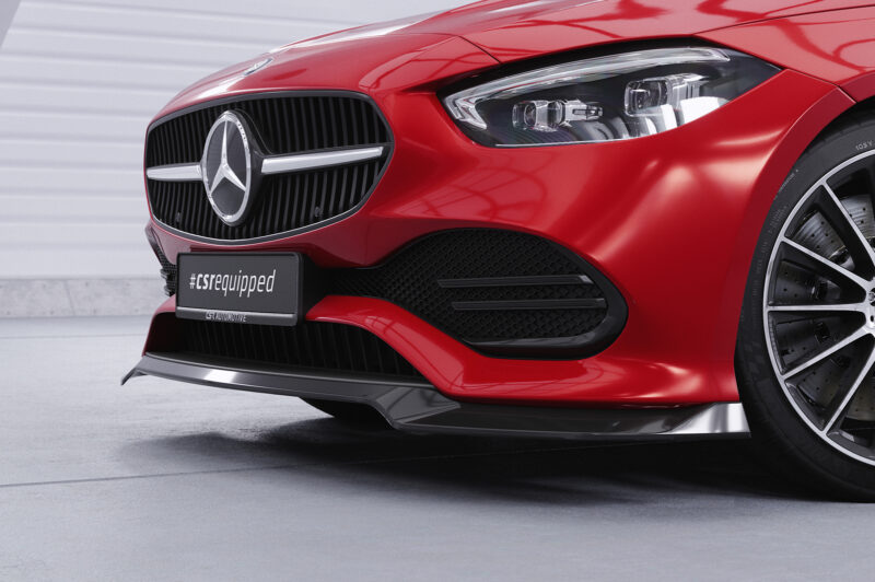 Lip delantero CSR Automotive para Mercedes-Benz Clase C W206 / S206 CSL704 Negro Mate 2