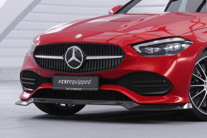 Lip delantero CSR Automotive para Mercedes-Benz Clase C W206 / S206 CSL704 Negro Mate 3