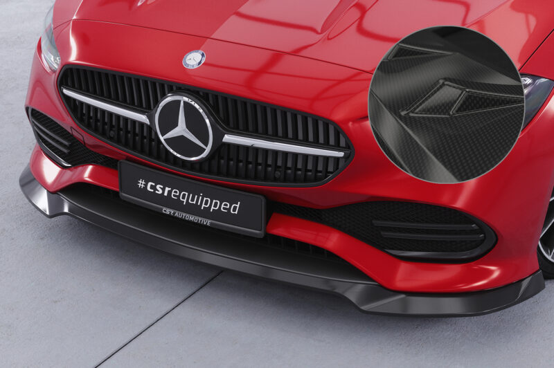 Lip delantero CSR Automotive para Mercedes-Benz Clase C W206 / S206 CSL704 Carbon Look 1