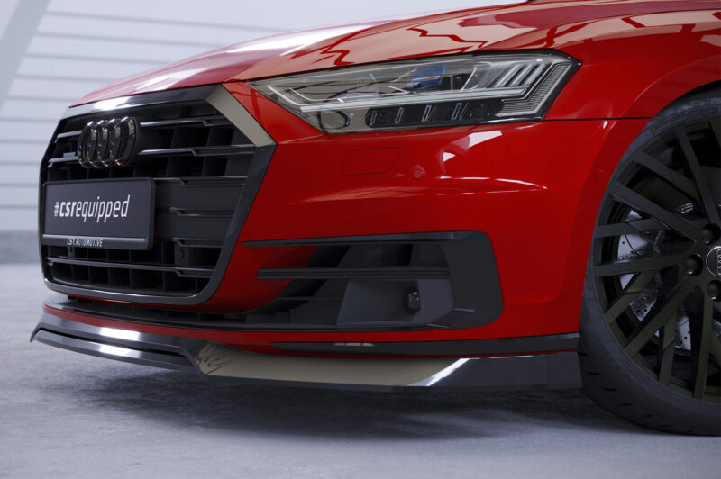 Lip delantero CSR Automotive para Audi A8 (D5) CSL705 Negro Mate 2