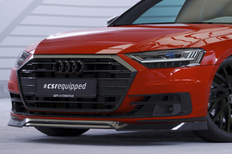 Lip delantero CSR Automotive para Audi A8 (D5) CSL705 Negro Mate 3