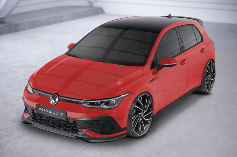 Lip delantero CSR Automotive para VW Golf 8 (tipo CD) GTI Clubsport CSL711 Negro Mate 2
