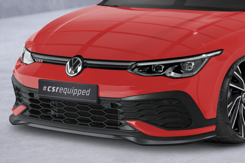 Lip delantero CSR Automotive para VW Golf 8 (tipo CD) GTI Clubsport CSL711 Negro Mate 3