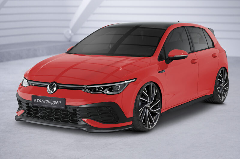 Lip delantero CSR Automotive para VW Golf 8 (tipo CD) GTI Clubsport CSL711 Negro Mate 4