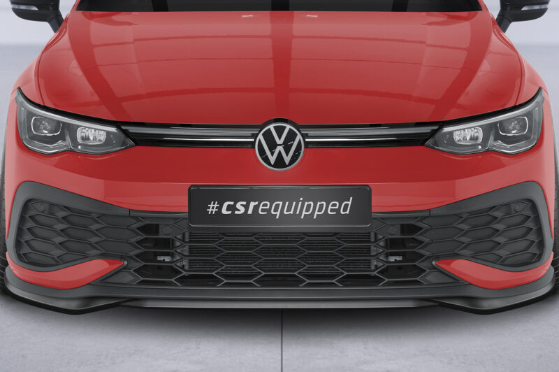 Lip delantero CSR Automotive para VW Golf 8 (tipo CD) GTI Clubsport CSL711 Negro Mate 5