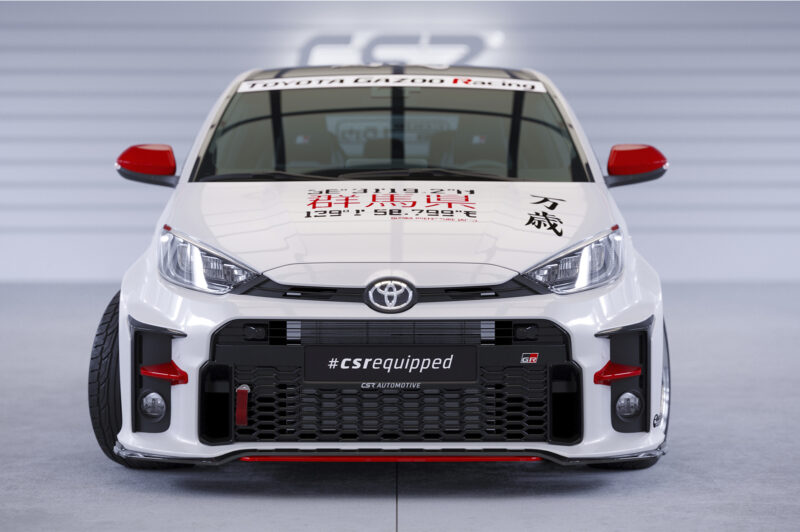 Lip delantero CSR Automotive para Toyota GR Yaris (XP21) CSL713 Negro Mate 6