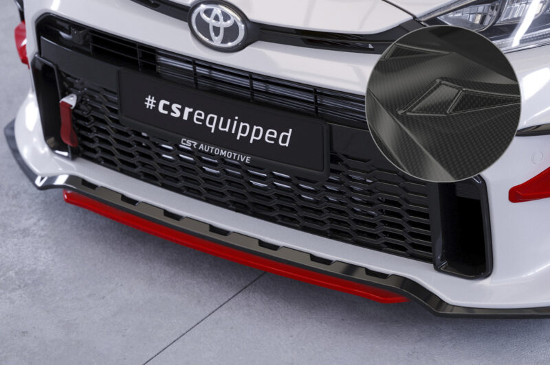 Lip delantero CSR Automotive para Toyota GR Yaris (XP21) CSL713 Carbon Look 1