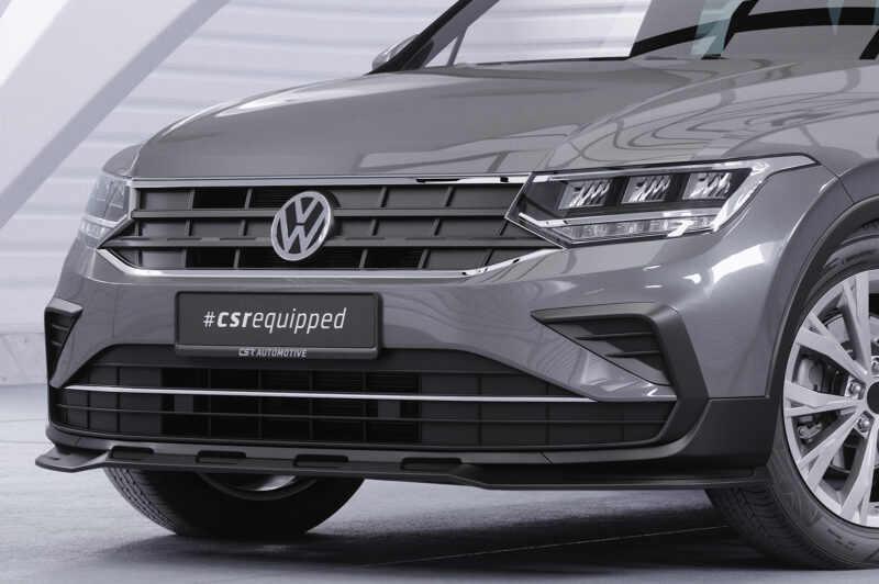 Lip delantero CSR Automotive para VW Tiguan 2 (Tipo AD) CSL717 Negro Mate 3
