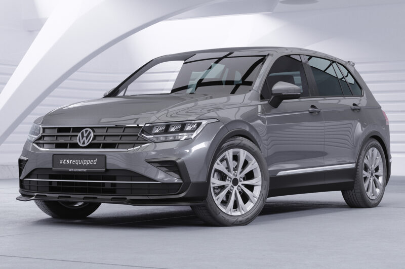 Lip delantero CSR Automotive para VW Tiguan 2 (Tipo AD) CSL717 Negro Mate 4