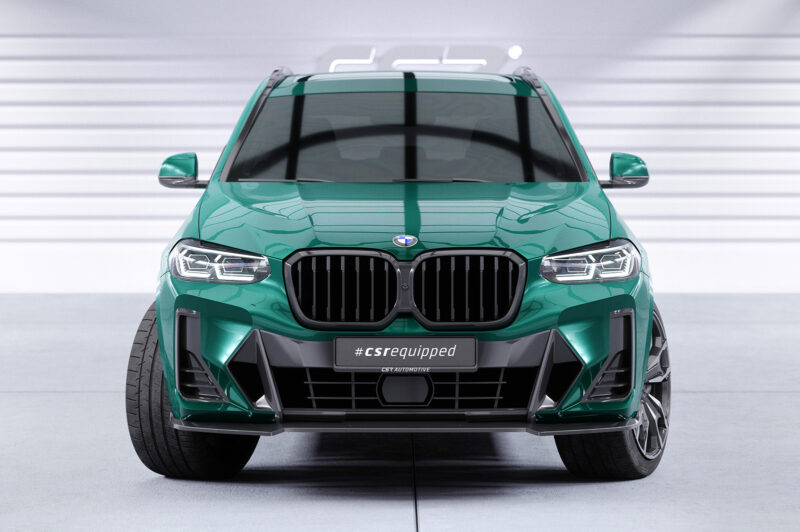 Lip delantero CSR Automotive para BMW X3 G01 / X4 G02 M paquete CSL722 Negro Mate 6