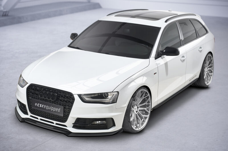 Lip delantero CSR Automotive para Audi A4 B8 (Tipo 8K) CSL723 Negro Mate 2