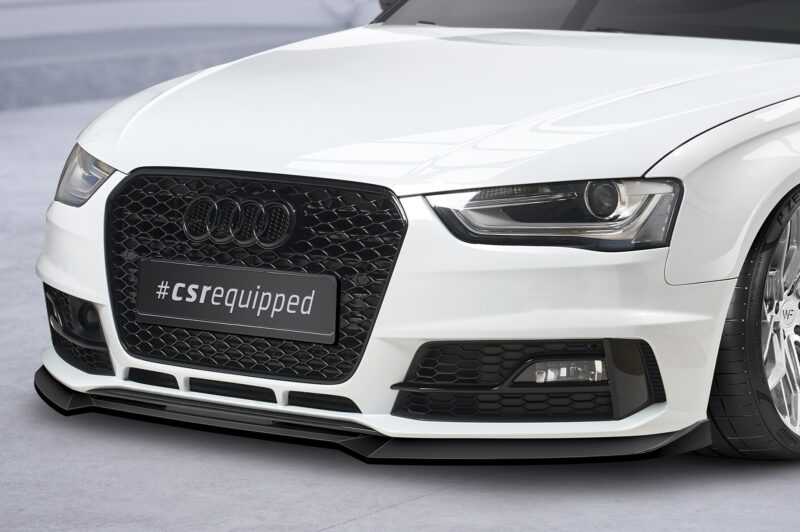 Lip delantero CSR Automotive para Audi A4 B8 (Tipo 8K) CSL723 Negro Mate 3