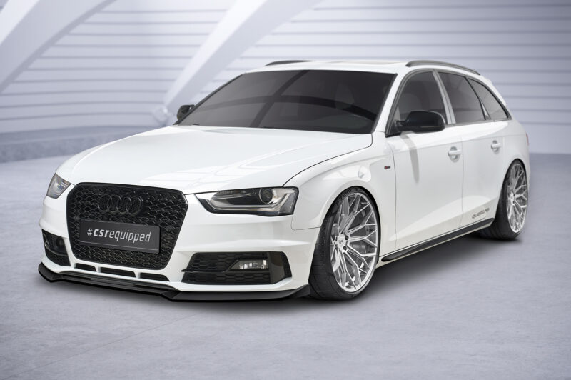 Lip delantero CSR Automotive para Audi A4 B8 (Tipo 8K) CSL723 Negro Mate 4
