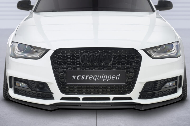 Lip delantero CSR Automotive para Audi A4 B8 (Tipo 8K) CSL723 Negro Mate 5