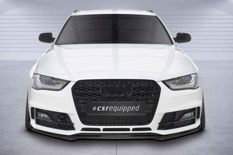 Lip delantero CSR Automotive para Audi A4 B8 (Tipo 8K) CSL723 Negro Mate 6