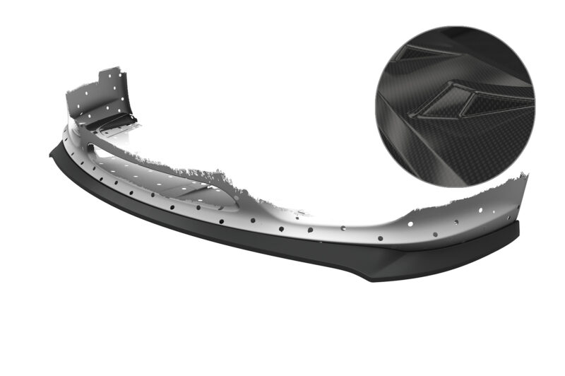 Lip delantero CSR Automotive para Porsche 987 Boxster CSL725 Carbon Look 1