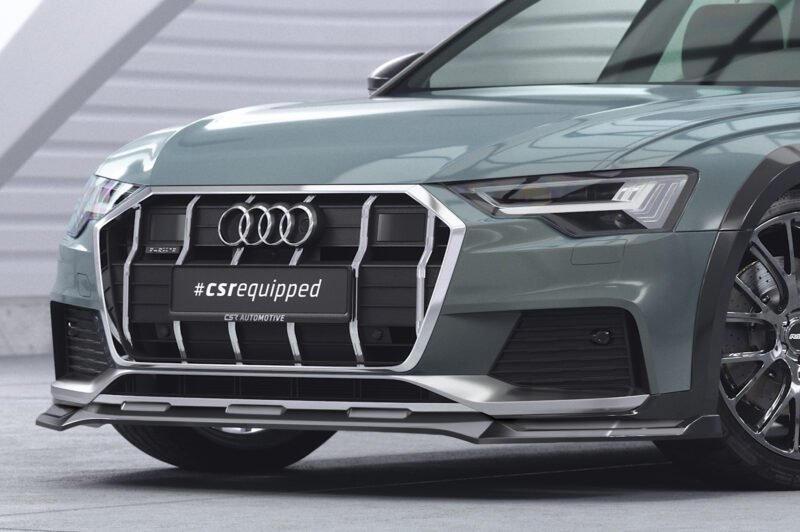 Lip delantero CSR Automotive para Audi A6 C8 (Tipo 4K/F2) Allroad CSL726 Negro Mate 3