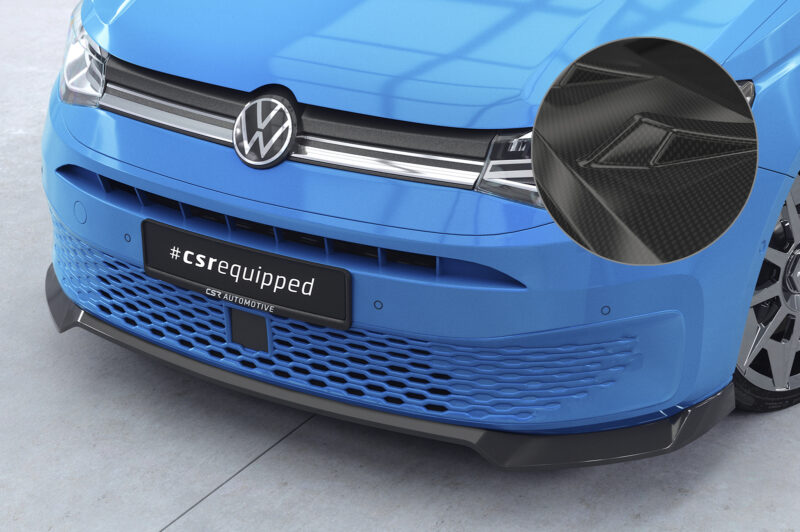 Lip delantero CSR Automotive para VW Caddy 5 (Tipo SB) CSL727 Carbon Look 1