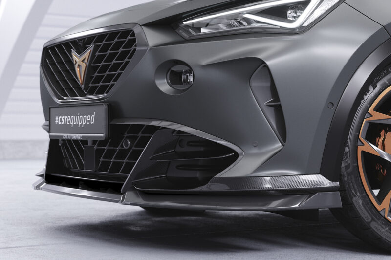 Lip delantero CSR Automotive para Cupra Formentor VZ5 CSL738 Negro Mate 2