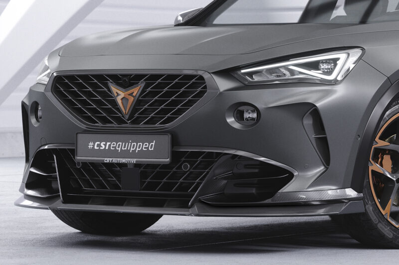 Lip delantero CSR Automotive para Cupra Formentor VZ5 CSL738 Negro Mate 3