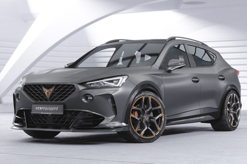 Lip delantero CSR Automotive para Cupra Formentor VZ5 CSL738 Negro Mate 4