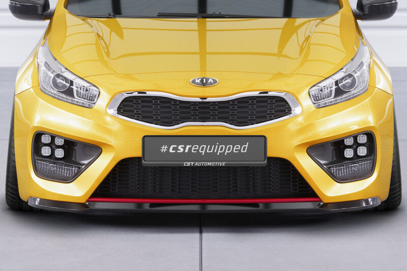 Lip delantero CSR Automotive para Kia Ceed (JD) GT/ Pro Ceed (JD) GT CSL743 Negro Mate 5
