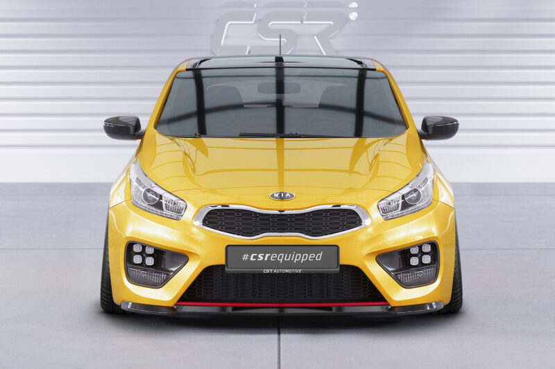 Lip delantero CSR Automotive para Kia Ceed (JD) GT/ Pro Ceed (JD) GT CSL743 Negro Mate 6