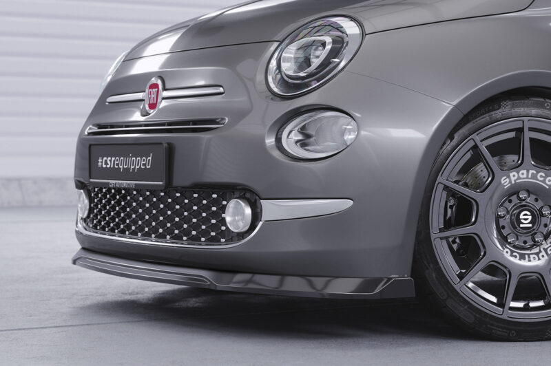 Lip delantero CSR Automotive para Fiat 500 CSL749 Negro Mate 2
