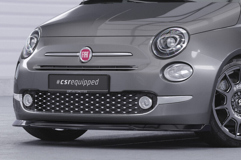 Lip delantero CSR Automotive para Fiat 500 CSL749 Negro Mate 3
