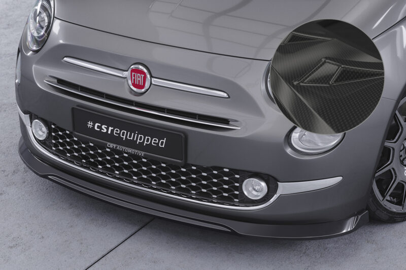 Lip delantero CSR Automotive para Fiat 500 CSL749 Carbon Look 1