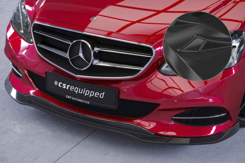Lip delantero CSR Automotive para Mercedes-Benz Clase E (W212/S212) CSL751 Carbon Look 1