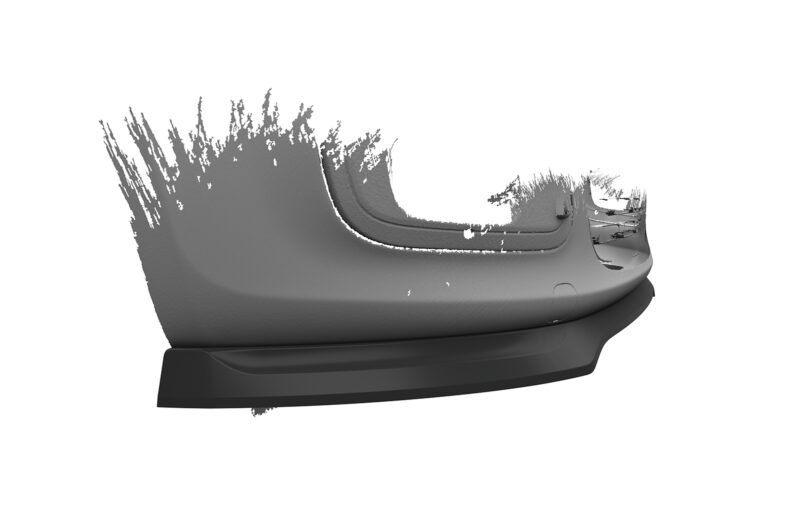 Lip delantero CSR Automotive para Fiat Panda 3 (Tipo 312/319) CSL753 Negro Mate 2