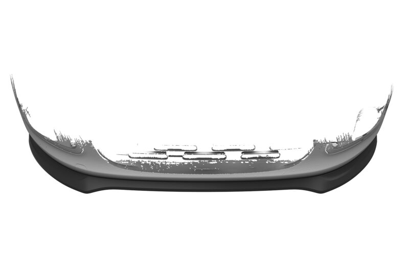 Lip delantero CSR Automotive para Fiat Panda 3 (Tipo 312/319) CSL753 Negro Mate 4