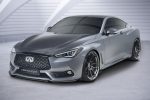 Lip delantero CSR Automotive para Infiniti Q60 CSL754 Negro Mate 4