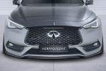 Lip delantero CSR Automotive para Infiniti Q60 CSL754 Negro Mate 5