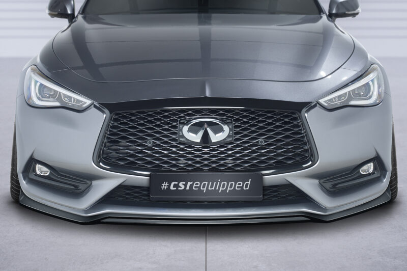 Lip delantero CSR Automotive para Infiniti Q60 CSL754 Negro Mate 5