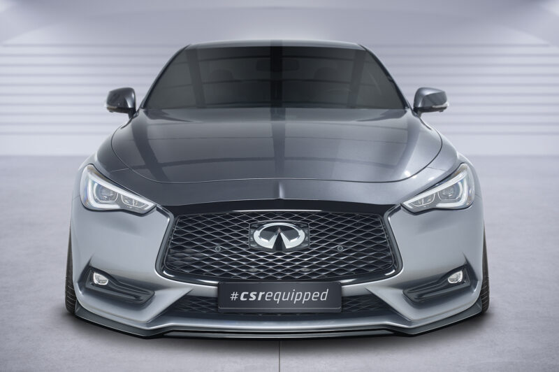 Lip delantero CSR Automotive para Infiniti Q60 CSL754 Negro Mate 6