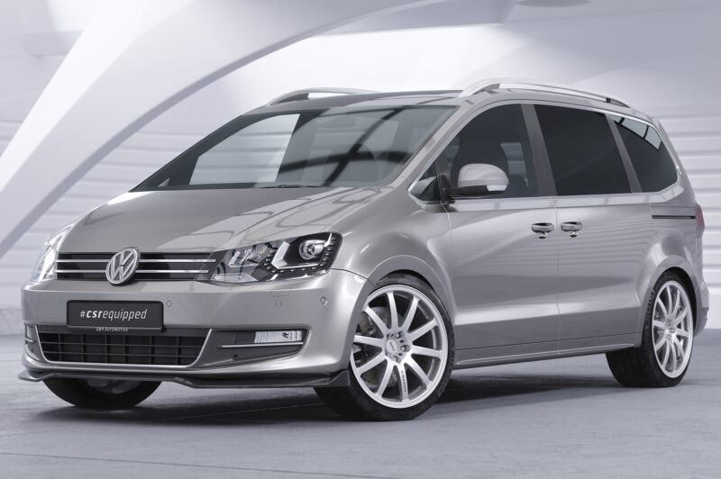 Lip delantero CSR Automotive para VW Sharan 2 (7N) CSL757 Negro Mate 4