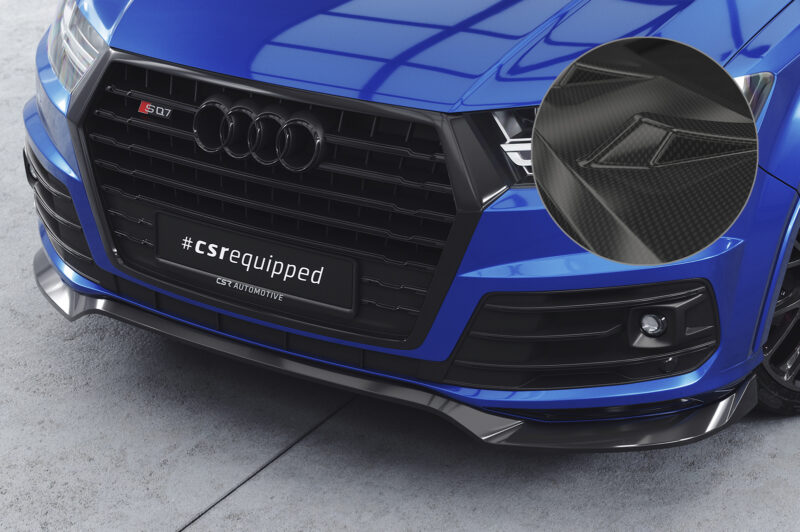 Lip delantero CSR Automotive para Audi Q7 (4M) Sine / SQ7 (4M) CSL758 Carbon Look 1